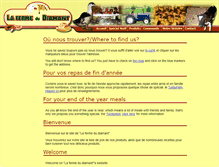 Tablet Screenshot of lafermedudiamant.com